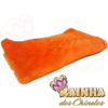 Tecido Pelúcia Laranja 12mm