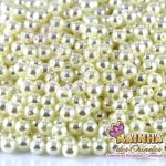 Pérolas ABS Creme Com Furo 6mm
