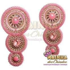 Cabedal Mandala Rosa (Par)