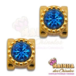 Passante Alteza Strass Azul