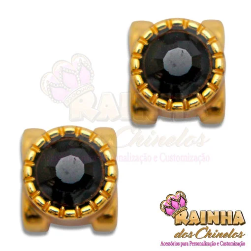 Passante Alteza Strass Preto