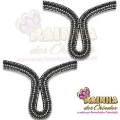 Cabedal Caminho Das Índias Preto (Par)