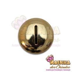 Letra Passante Redonda Dourada I (Unidade)