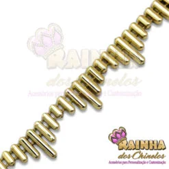 Corrente ABS Cilindros Dourados