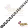 Corrente de Strass Tijolinho Prata (20 centímetros)