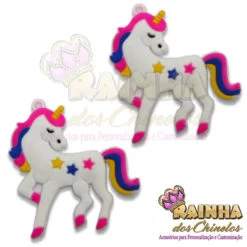 Pingente Unicórnio Estrela (Par)