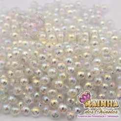 Pérola ABS Bolha de Sabão Transparente 8mm (50 gramas)