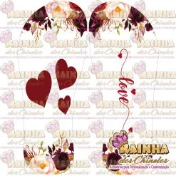 Lonita Sublimada Termocolante Flores 021 (Par)