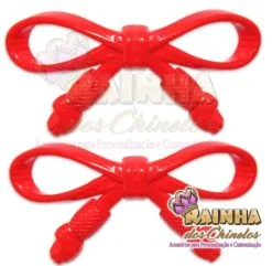 Laço ABS Vermelho (Par)