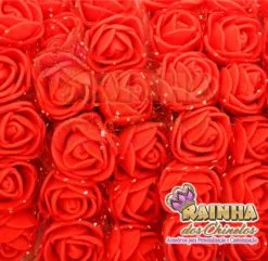 Flor de EVA Vermelha (24 Unid.)