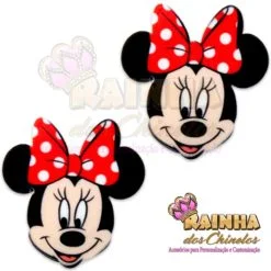 Aplique Minnie 3cm (Par)