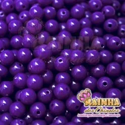Bolas Plásticas Roxas 8mm (50 gramas)