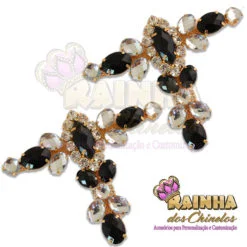 Cabedal Zafira Preto (Par)