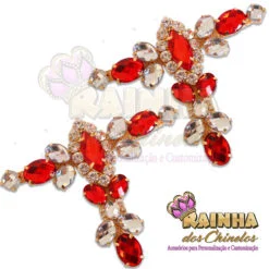 Cabedal Zafira Vermelho (Par)