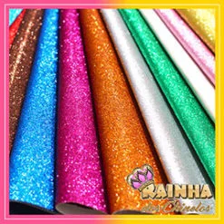 LONITAS DE GLITTER E TECIDO