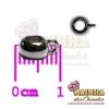 Passante ABS com Argola para Pingente Prata 2