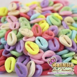 Búzios ABS Colorido 15x20mm Costura