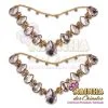 Cabedal em V Correntinha Cristal 1ª Linha