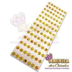 Cartela Autocolante Emojis