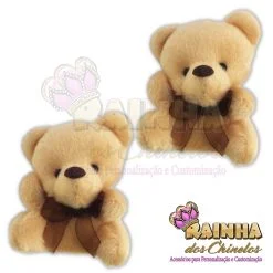 Ursinho de Pelúcia Pequeno Bege (Par)