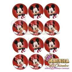 Apliques Sublimados Minnie 003