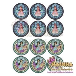 Apliques Sublimados Princesas 004