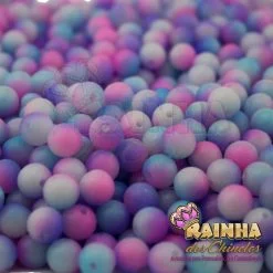 Bolas Plásticas Mescladas Lilás 8mm (50 gramas)