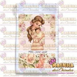 Saquinho de Tecido Sublimado Mãe 011