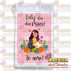 Saquinho de Tecido Sublimado Mãe 016