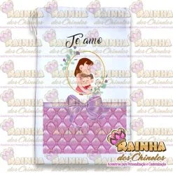 Saquinho de Tecido Sublimado Mãe 018