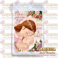 Saquinho de Tecido Sublimado Mãe 023