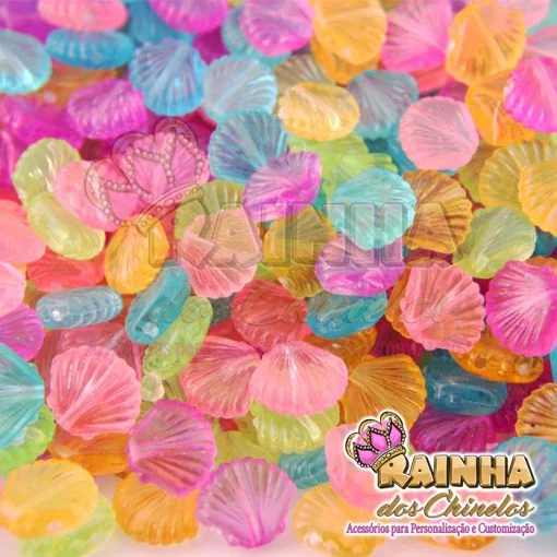 Passantes Conchas Coloridas