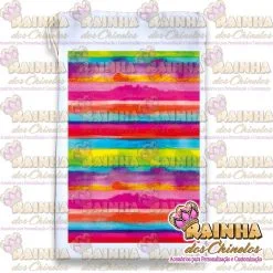 Saquinho de Tecido Sublimado Abstrato 003