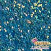 Lonita Glitter Grosso Flocado Azul Piscina 02