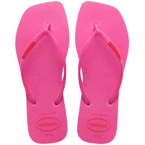 Havaianas Slim Square Logo Pop Up Rosa Flux 01