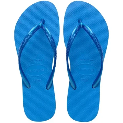Chinelo Havaianas Slim Azul Brilhante (Par)