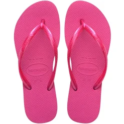 Chinelo Havaianas Slim Rosa Gum Metálico (Par)