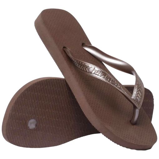 Chinelo Havaianas Top Tiras Marrom Café 04